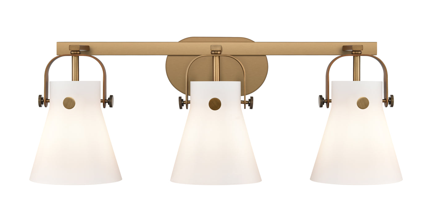 Downtown Urban Bath Vanity Steel Brass Light
