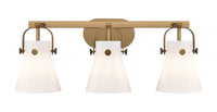 Downtown Urban Bath Vanity Steel Brass Light
