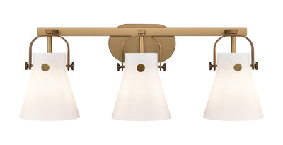 Downtown Urban Bath Vanity Steel Brass Light