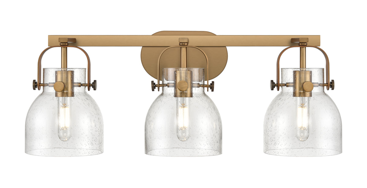 Pilaster II Bell 27-Inch 3-Light Bath Vanity Light