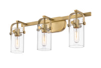 Downtown Urban Bath Vanity Glass Brass