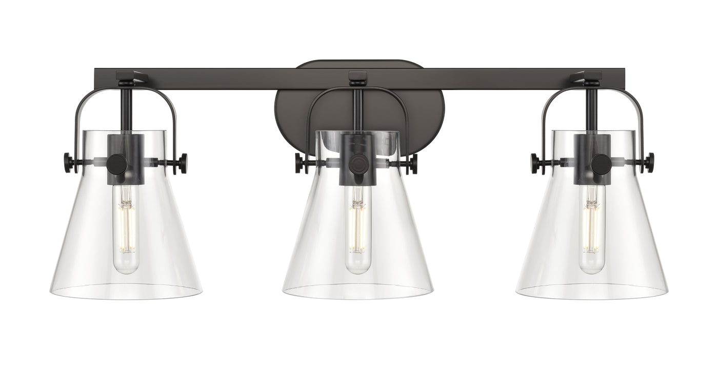 Downtown Urban Bath Vanity Steel Brass Light