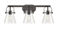 Downtown Urban Bath Vanity Steel Brass Light