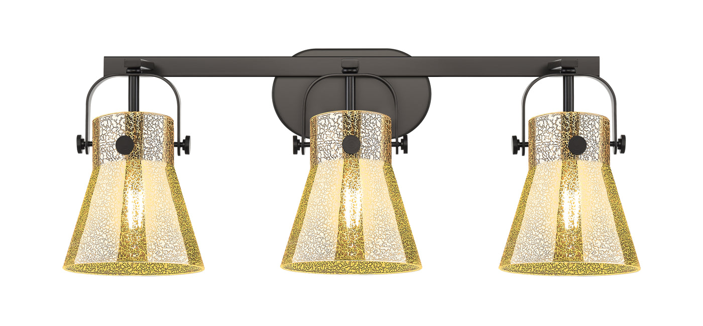 Downtown Urban Bath Vanity Steel Brass Light