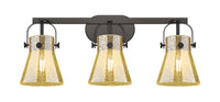 Downtown Urban Bath Vanity Steel Brass Light