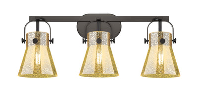 Downtown Urban Bath Vanity Steel Brass Light