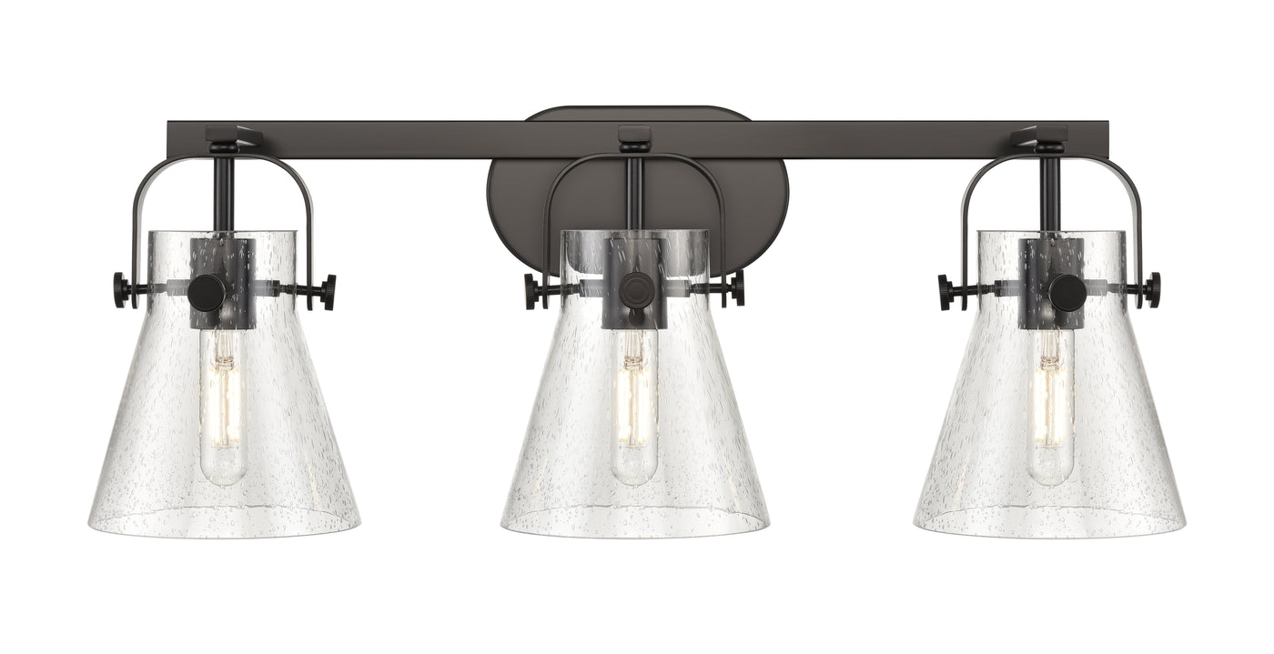 Downtown Urban Bath Vanity Steel Brass Light