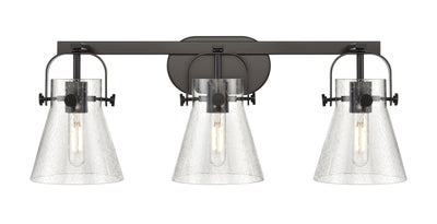 Downtown Urban Bath Vanity Steel Brass Light