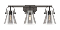 Downtown Urban Bath Vanity Steel Brass Light