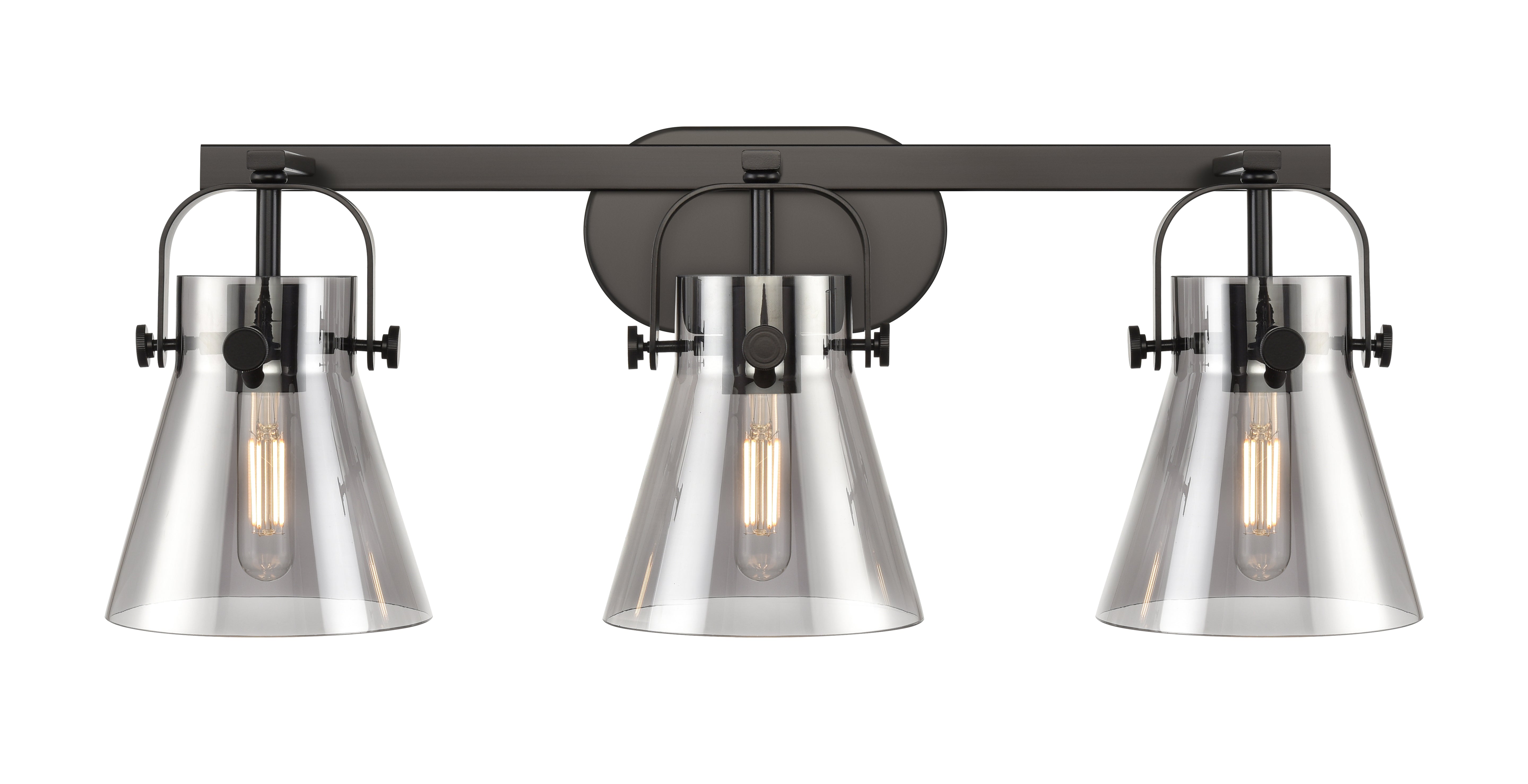 Downtown Urban Bath Vanity Steel Brass Light