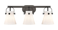 Downtown Urban Bath Vanity Steel Brass Light