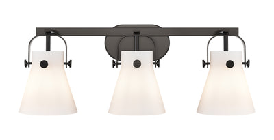 Downtown Urban Bath Vanity Steel Brass Light