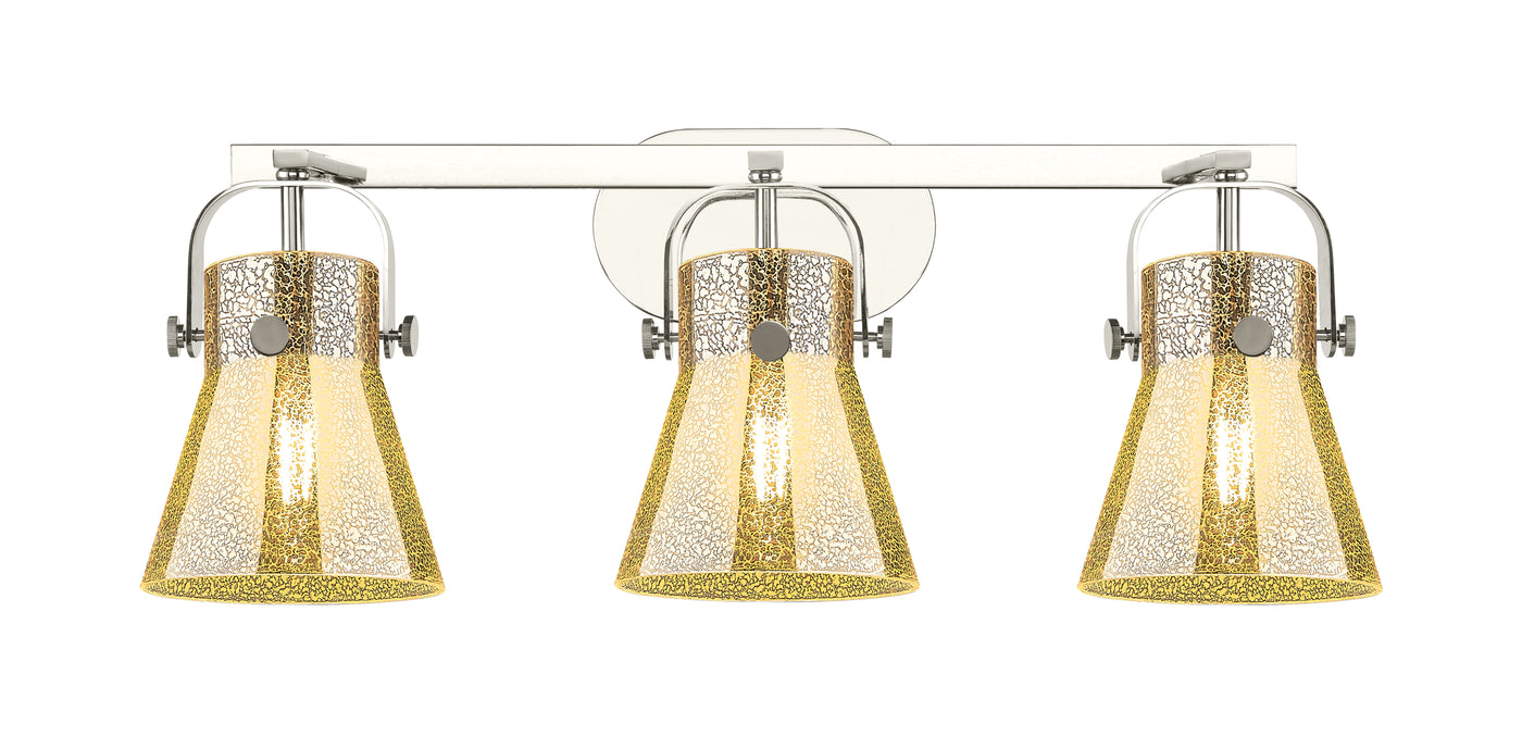 Downtown Urban Bath Vanity Steel Brass Light