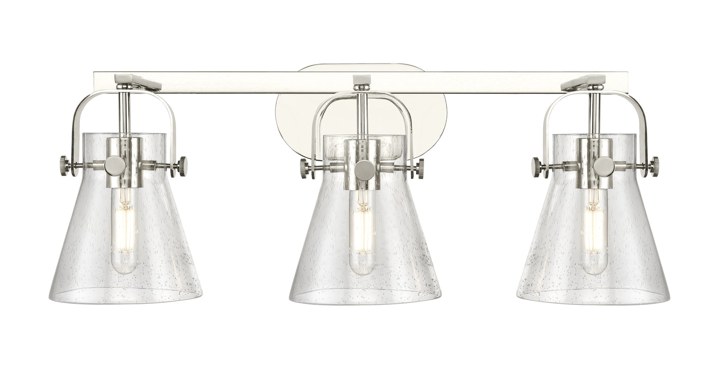 Downtown Urban Bath Vanity Steel Brass Light
