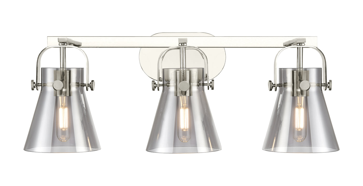 Downtown Urban Bath Vanity Steel Brass Light