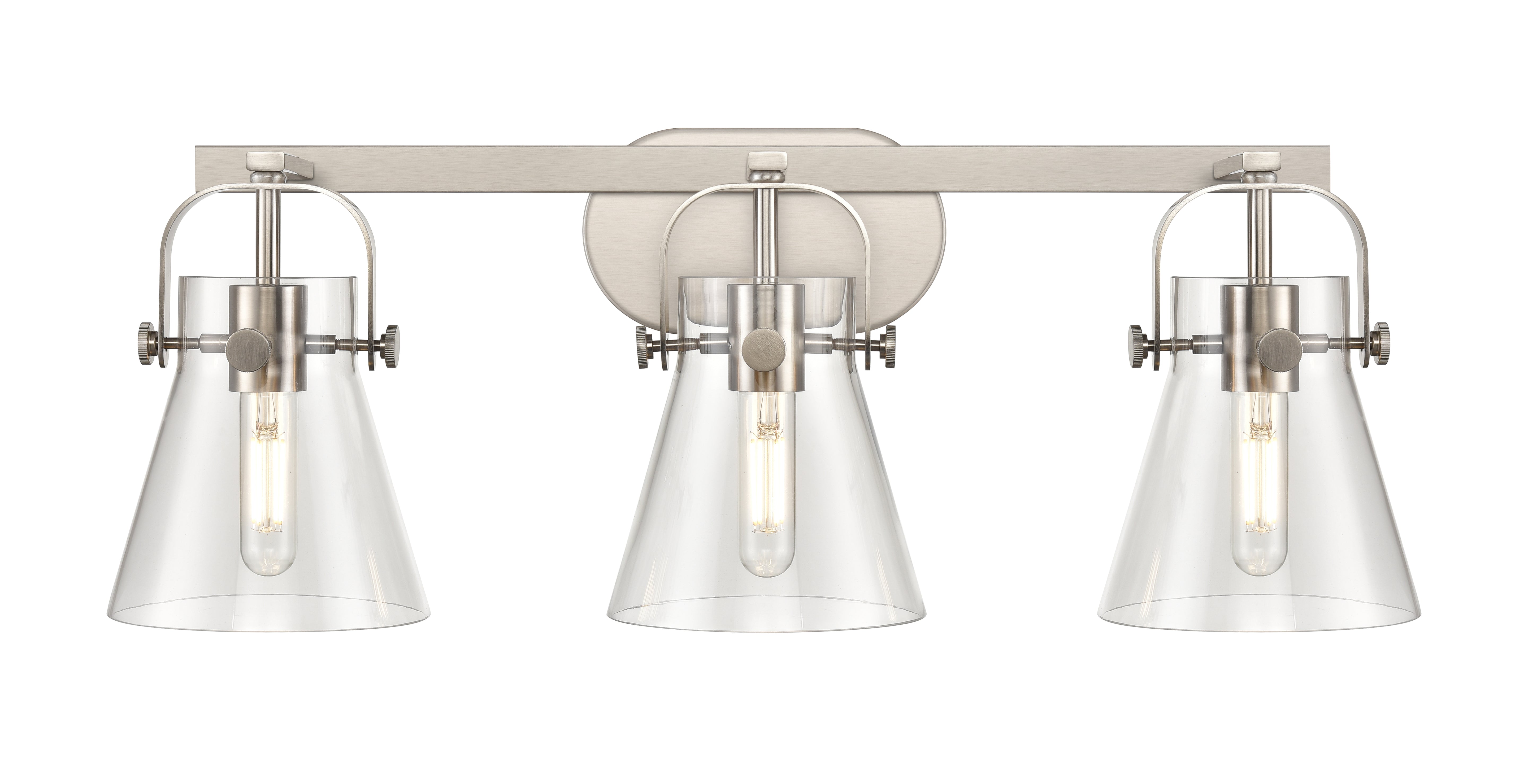Downtown Urban Bath Vanity Steel Brass Light