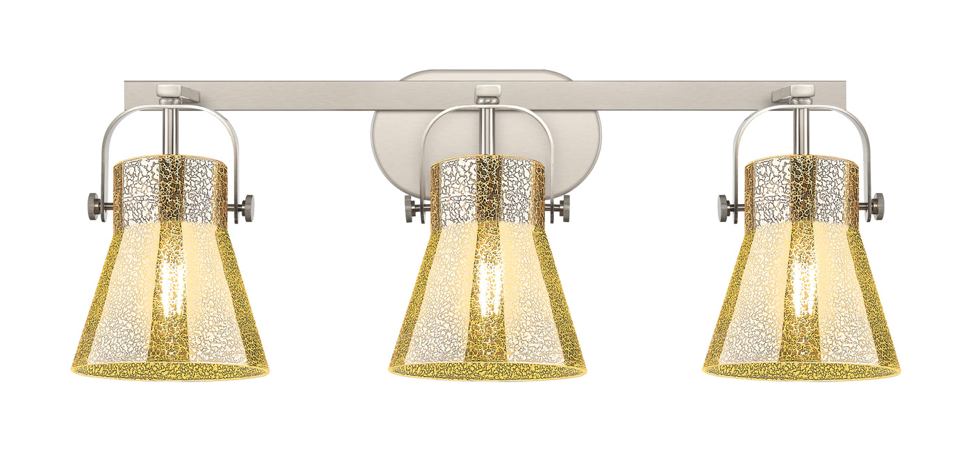 Downtown Urban Bath Vanity Steel Brass Light