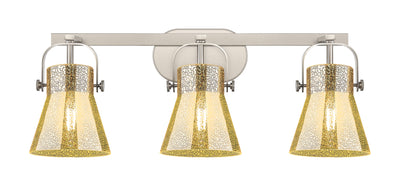 Downtown Urban Bath Vanity Steel Brass Light