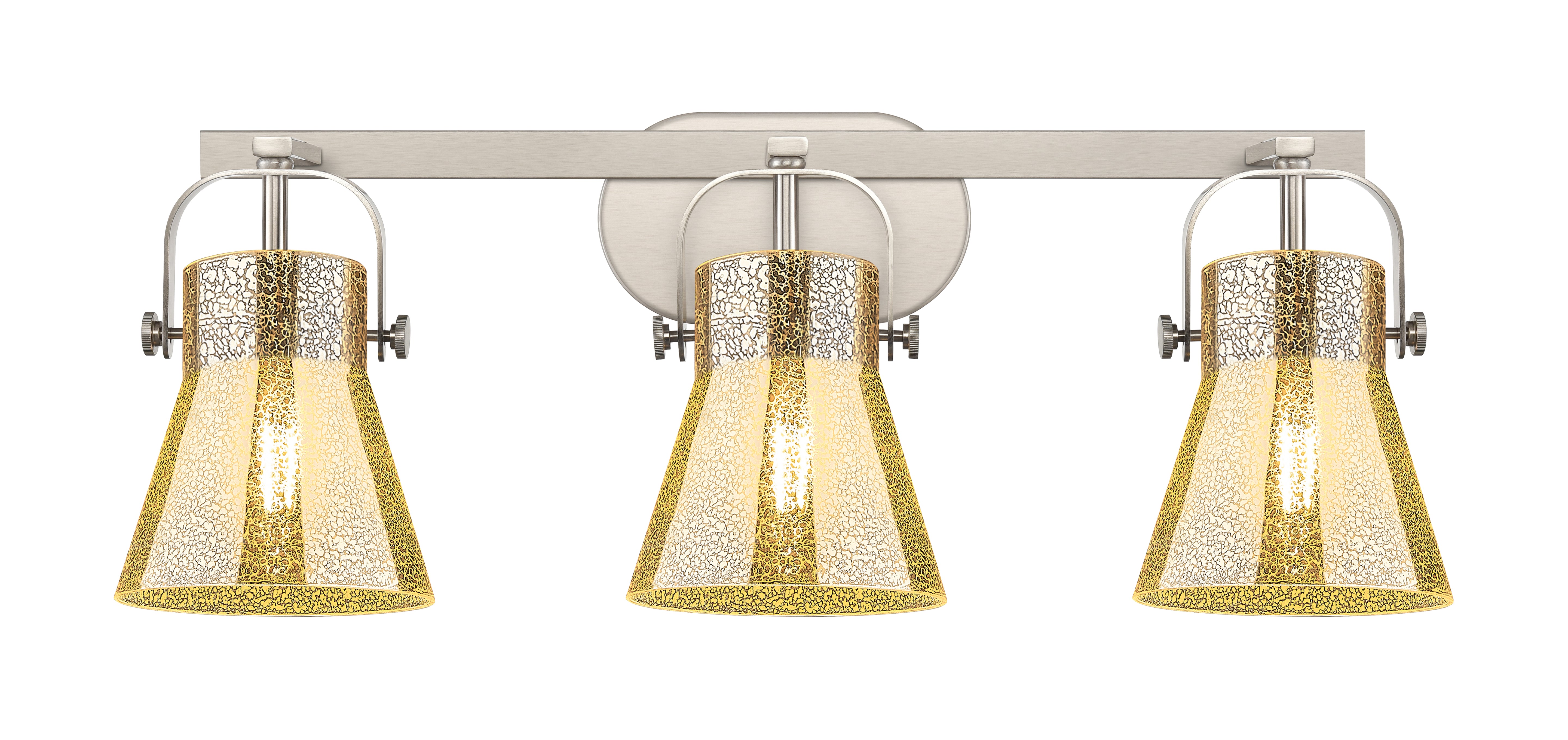 Downtown Urban Bath Vanity Steel Brass Light