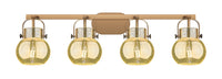 Downtown Urban Bath Vanity Light Cast Brass