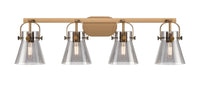 Downtown Urban Bath Vanity Light Steel Glass