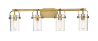 Downtown Urban Bath Vanity Light Cast Brass