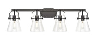 Downtown Urban Bath Vanity Light Steel Glass