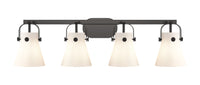 Downtown Urban Bath Vanity Light Steel Glass