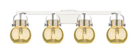 Downtown Urban Bath Vanity Light Cast Brass