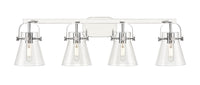 Downtown Urban Bath Vanity Light Steel Glass