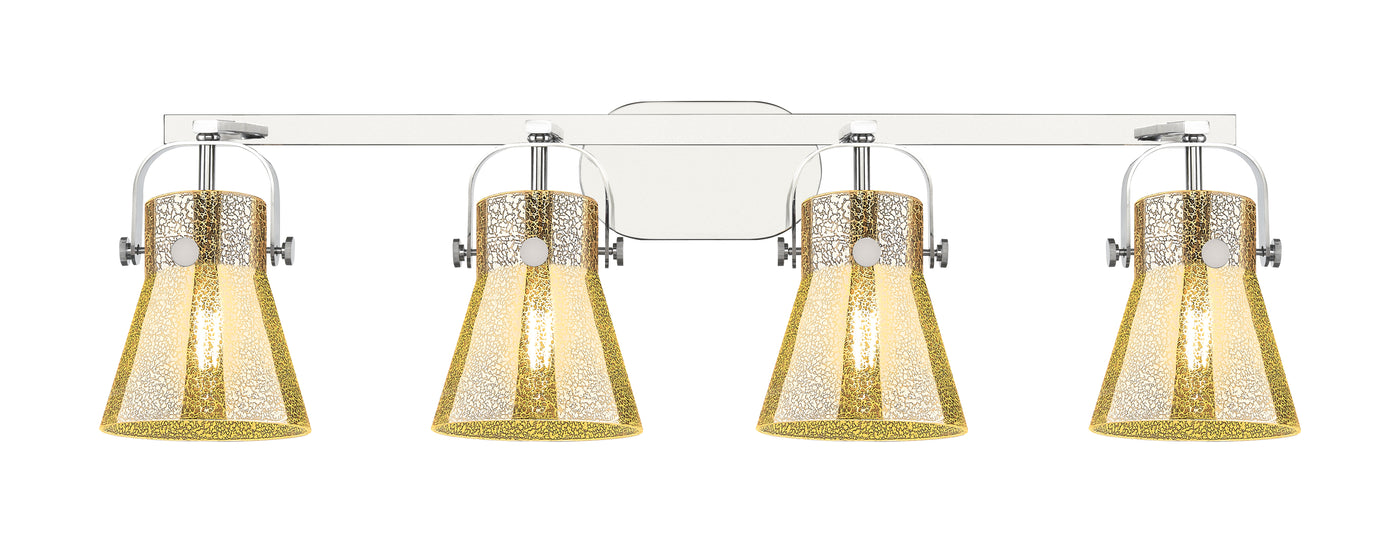 Downtown Urban Bath Vanity Light Steel Glass