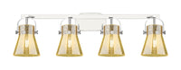 Downtown Urban Bath Vanity Light Steel Glass