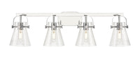 Downtown Urban Bath Vanity Light Steel Glass