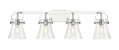 Downtown Urban Bath Vanity Light Steel Glass
