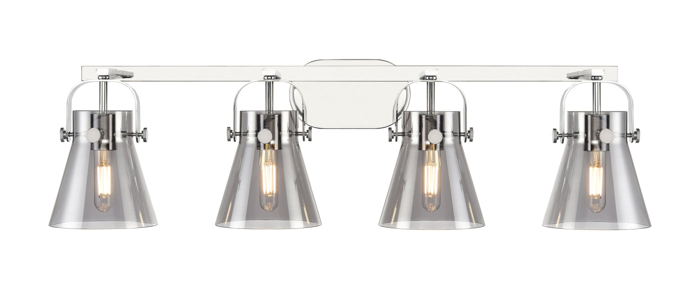 Downtown Urban Bath Vanity Light Steel Glass