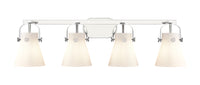 Downtown Urban Bath Vanity Light Steel Glass