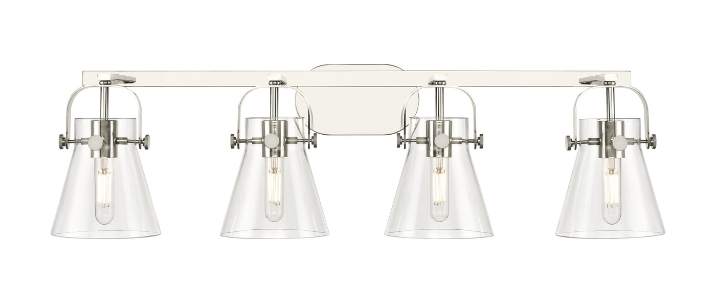 Downtown Urban Bath Vanity Light Steel Glass