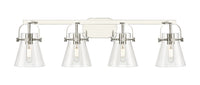 Downtown Urban Bath Vanity Light Steel Glass