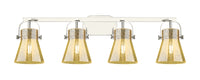 Downtown Urban Bath Vanity Light Steel Glass