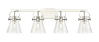 Downtown Urban Bath Vanity Light Steel Glass