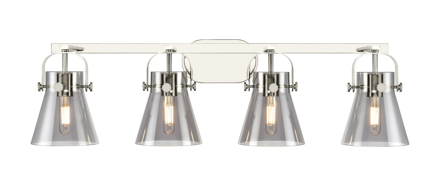 Downtown Urban Bath Vanity Light Steel Glass