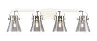 Downtown Urban Bath Vanity Light Steel Glass