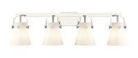 Downtown Urban Bath Vanity Light Steel Glass