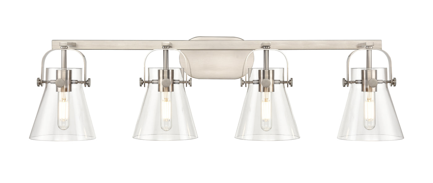 Downtown Urban Bath Vanity Light Steel Glass