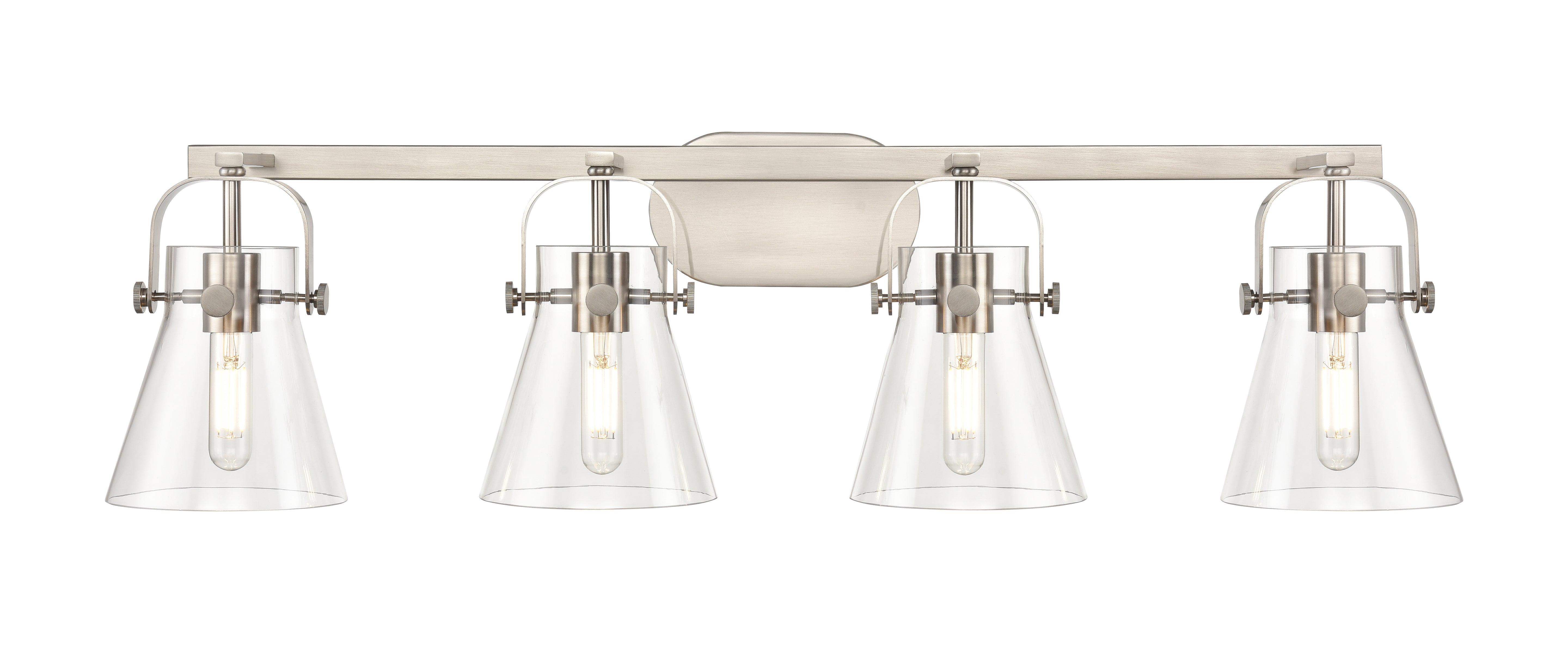 Downtown Urban Bath Vanity Light Steel Glass