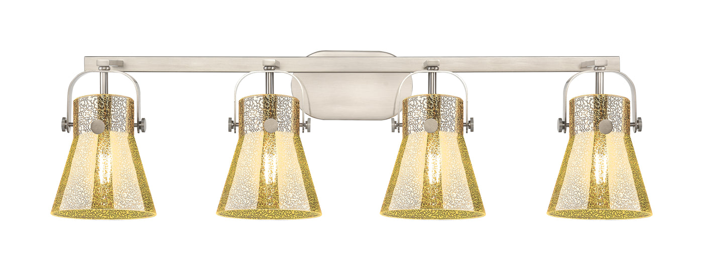 Downtown Urban Bath Vanity Light Steel Glass
