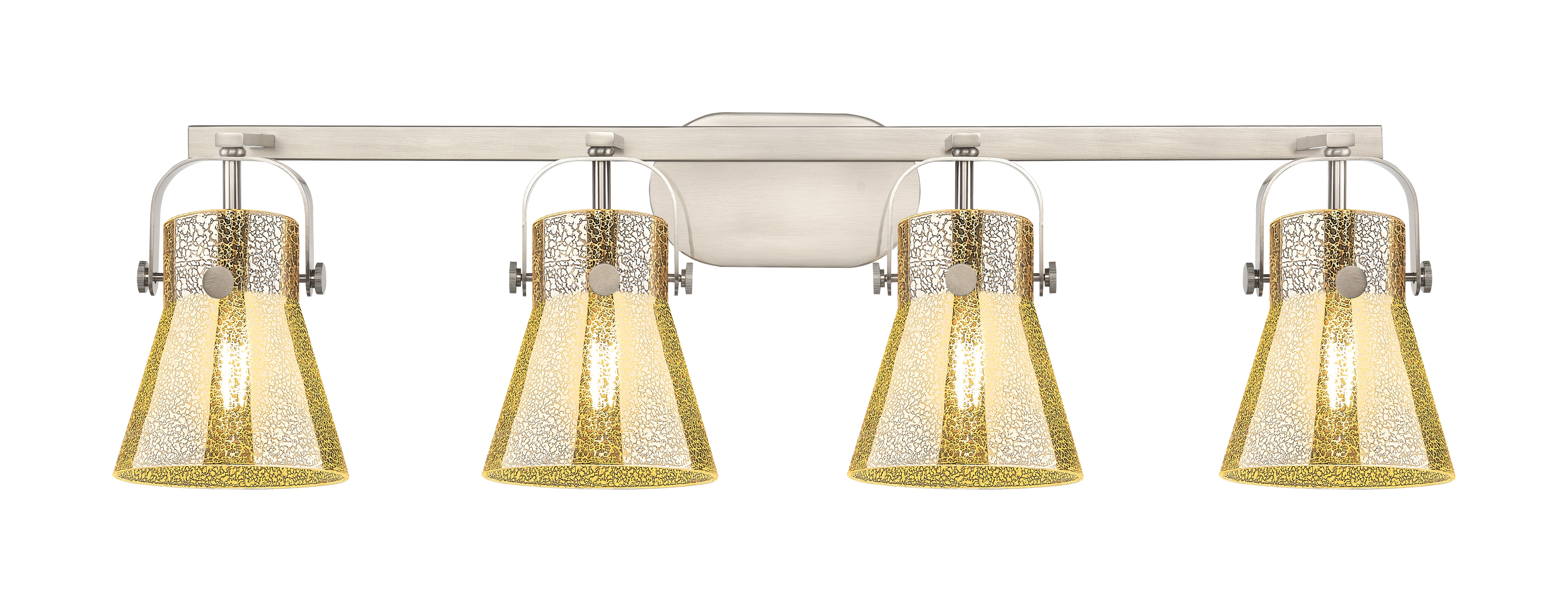 Downtown Urban Bath Vanity Light Steel Glass