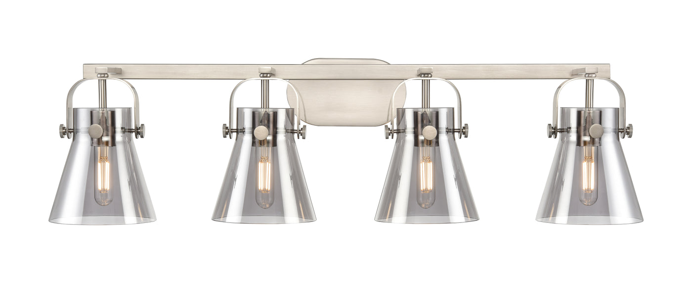 Downtown Urban Bath Vanity Light Steel Glass