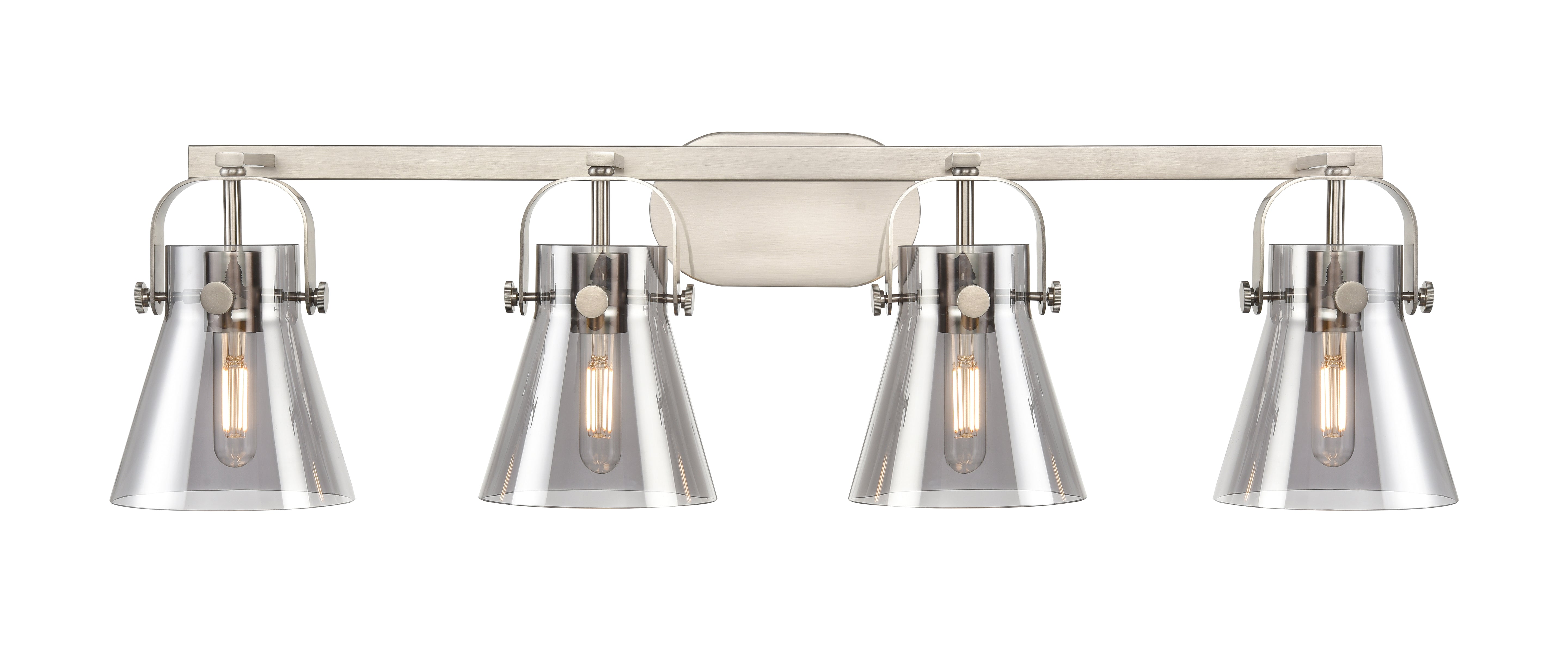Downtown Urban Bath Vanity Light Steel Glass
