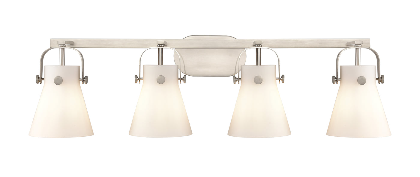 Downtown Urban Bath Vanity Light Steel Glass